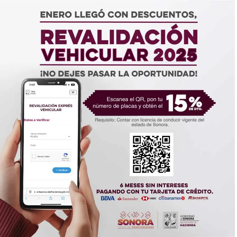 Cómo consultar adeudo de placas en Sonora