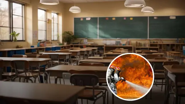 Suspensión de clases en Tecate y Tijuana a causa de incendios. Foto: Pixabay.