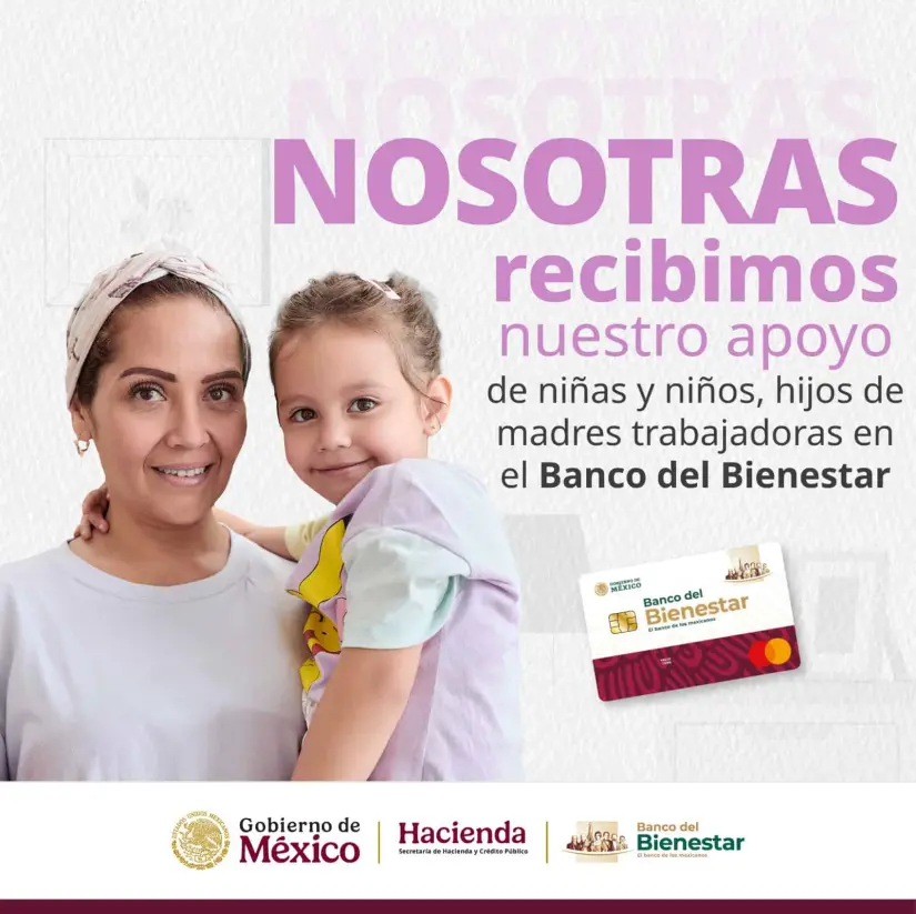 El apoyo de Madres Trabajadoras se deposita a su tarjeta del Banco de Bienestar. Foto Cortesía