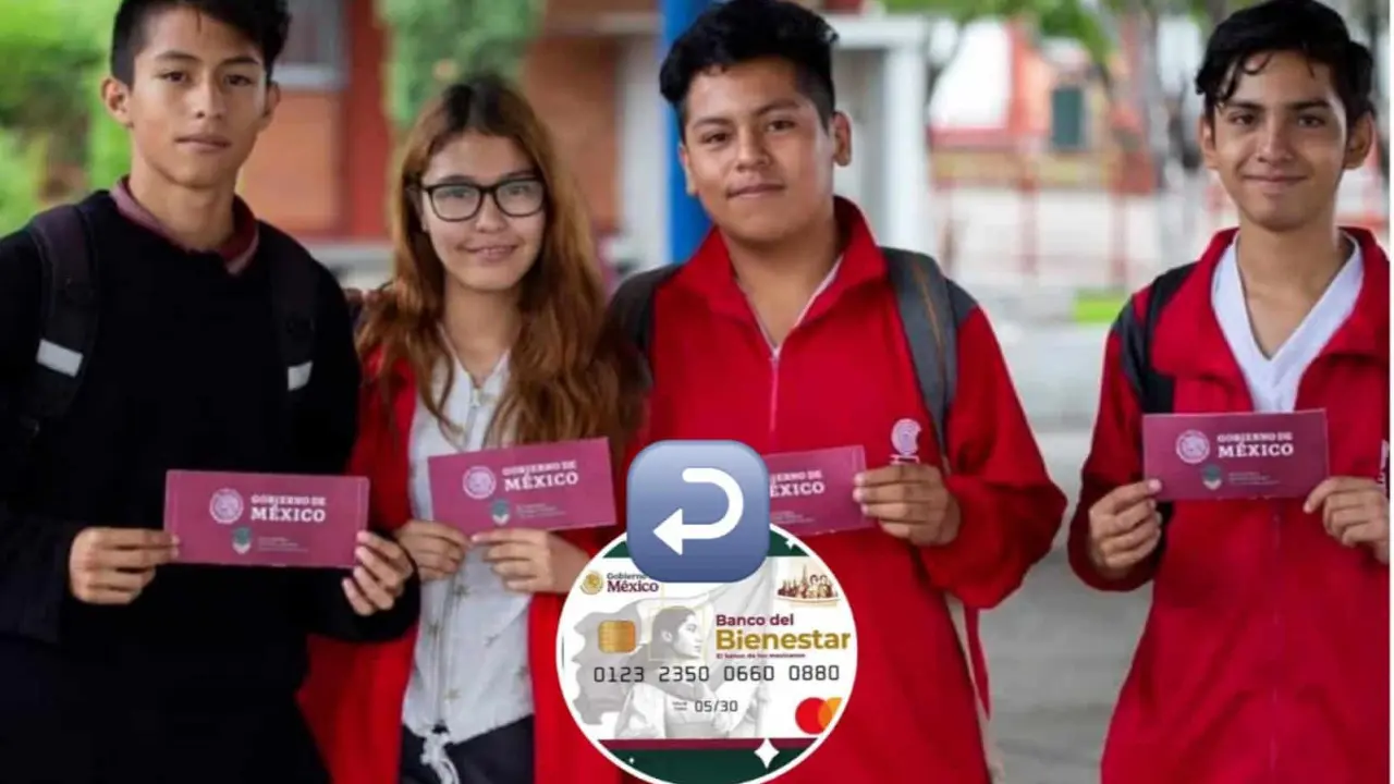 Anuncian entrega de tarjetas de la Beca Benito Juárez para preparatoria o bachillerato. Foto: Cortesía