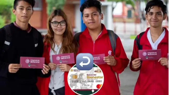 Anuncian entrega de tarjetas de la Beca Benito Juárez para preparatoria o bachillerato. Foto: Cortesía
