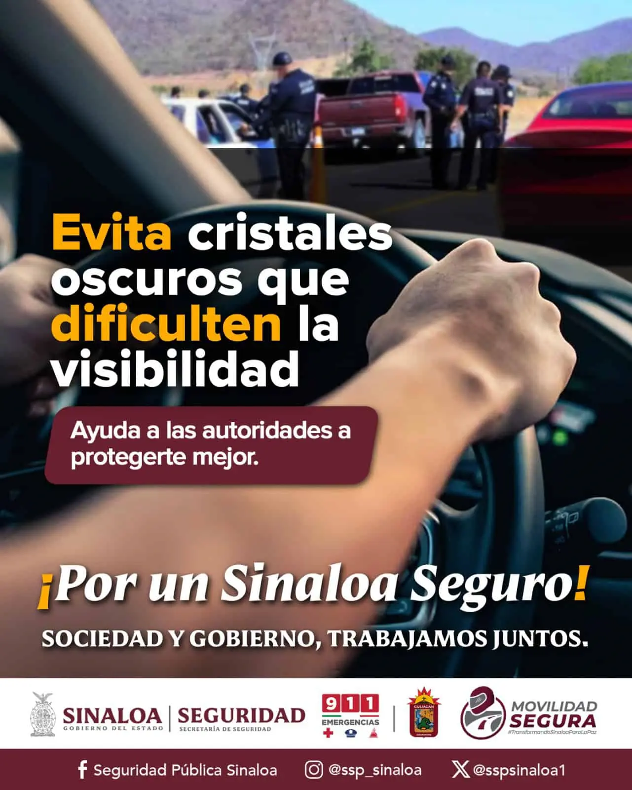 Culiacán Campaña para regular placas, documentación y uso de polarizado
