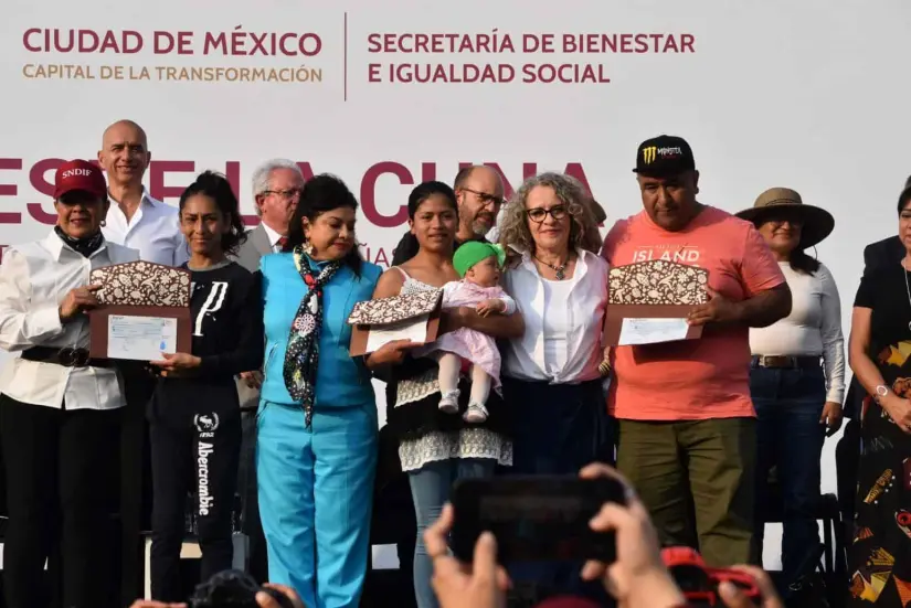 Cuando se puso en marcha Desde la Cuna en CDMX y los primeros beneficiarios. Foto Cortesía