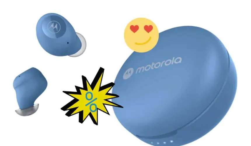 Los audífonos Motorola Moto Buds 250 prometen 18 horas de reproducción. Foto: Cortesía