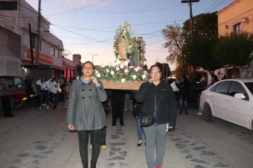 Festejos por el Día de la Virgen en Sombrete. Foto: Cortesía