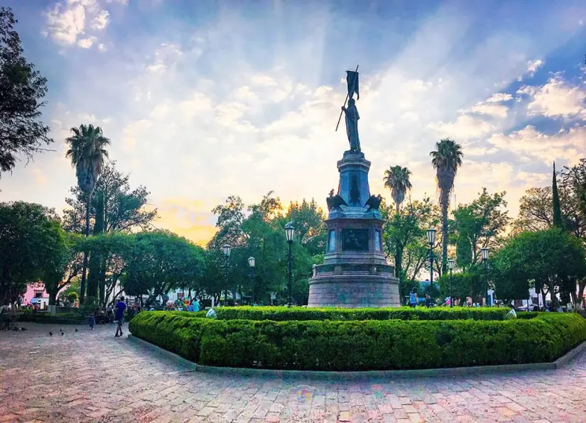 Jardín Independencia en Dolores Hidalgo, Guanajuato. Foto: Secretaría de Turismo. 