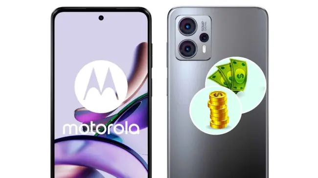 El celular Moto G23 incluye cámara principal de 50 megapíxeles. Foto: Cortesía