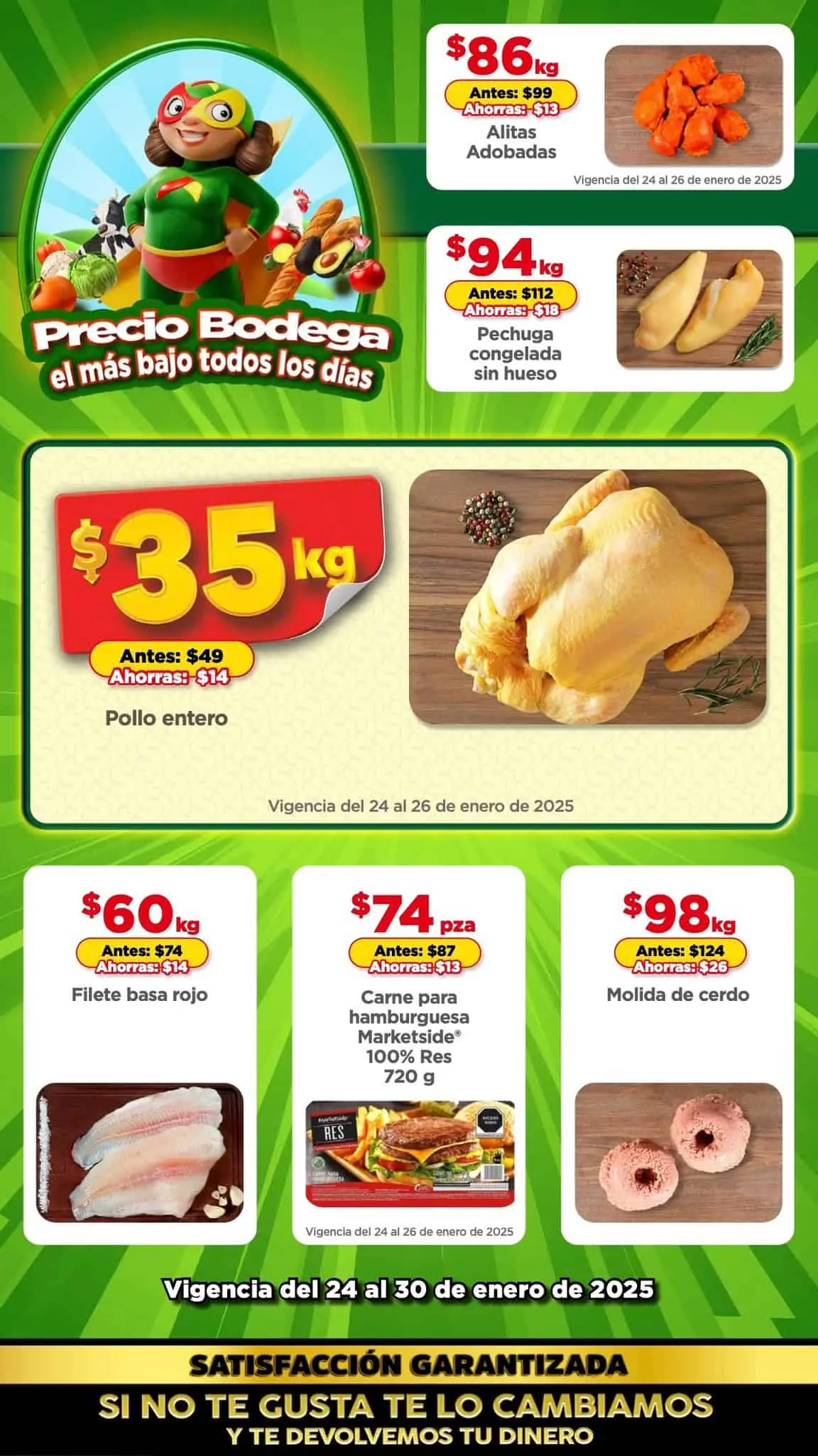 Encuentra cada semana nuevas ofertas en frutas y verduras en Bodega Aurrera. Imagen: Cortesía