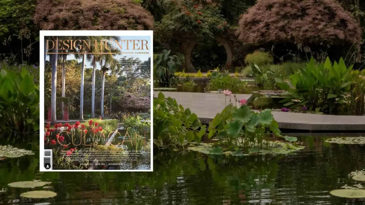 La revista Design Hunter saca en portada el Jardín Botánico de Culiacán. Foto: Cortesía