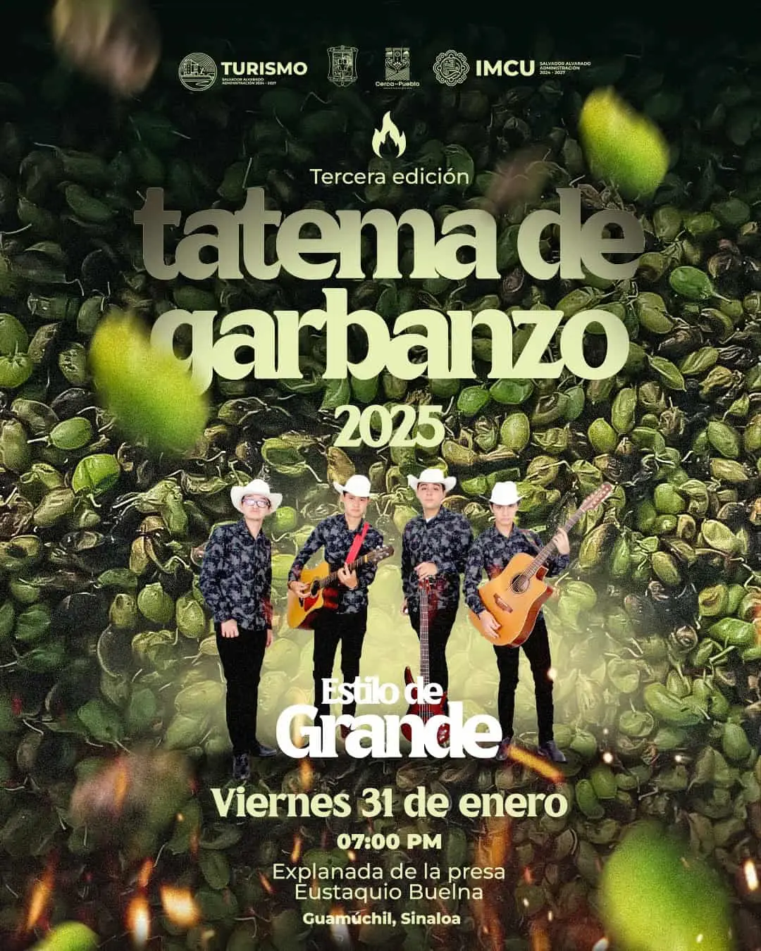 Anuncio del evento Tatema de Garbanzo