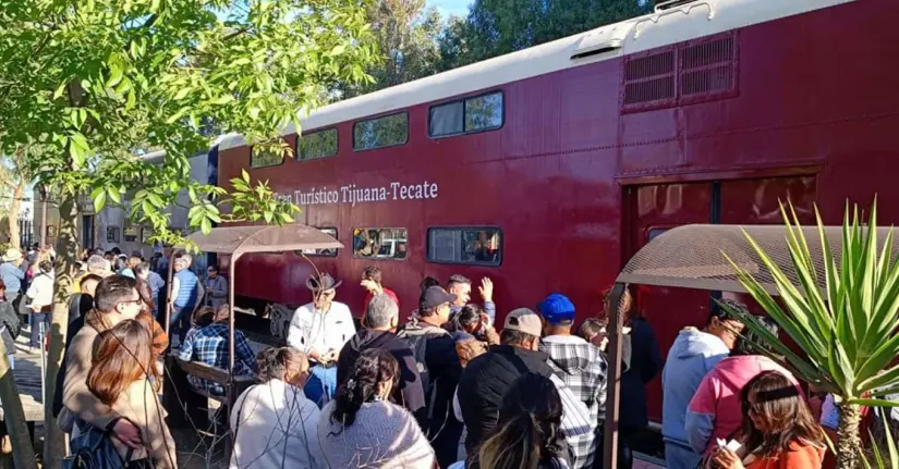 Tren Turístico de Tijuana al Pueblo Mágico de Tecate, es algo de lo que puedes disfrutar en tu viaje a esa ciudad fronteriza. Foto: Bajaround Tours