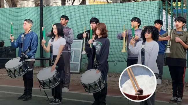 CONALEP Tijuana Plantel II Reanudan actividades de su Banda de Guerra
