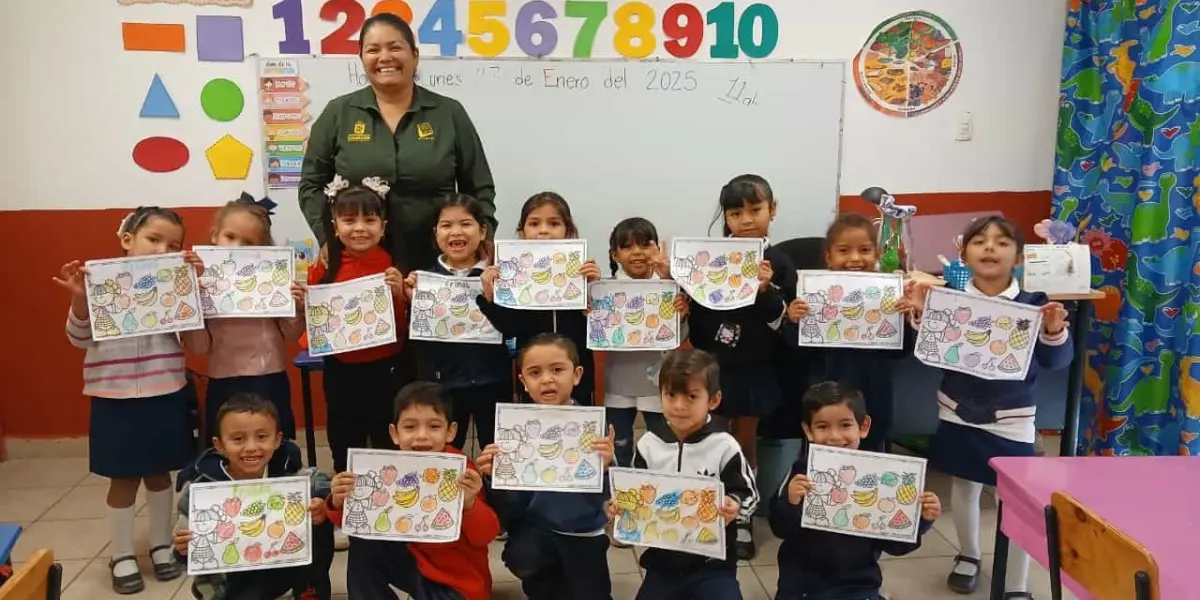 Jornada de lectura y arte fomenta el amor por los libros y el bienestar en el Jardín de Niños “David Moreno Domínguez”. Foto: IMCC