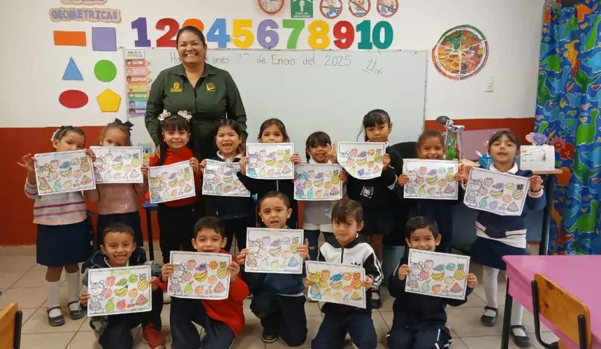 Jornada de lectura y arte fomenta el amor por los libros y el bienestar en el Jardín de Niños “David Moreno Domínguez”. Foto: IMCC