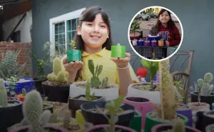 Camila Monserrat niña emprendedora, crea macetas plantando ideas y cultivando éxitos en Culiacán