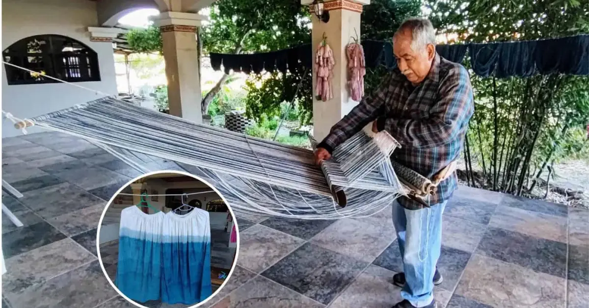 Don Arturo, uno de los herederos del increíble legado textil del Pueblo Mágico de San Pablo Villa de Mitla