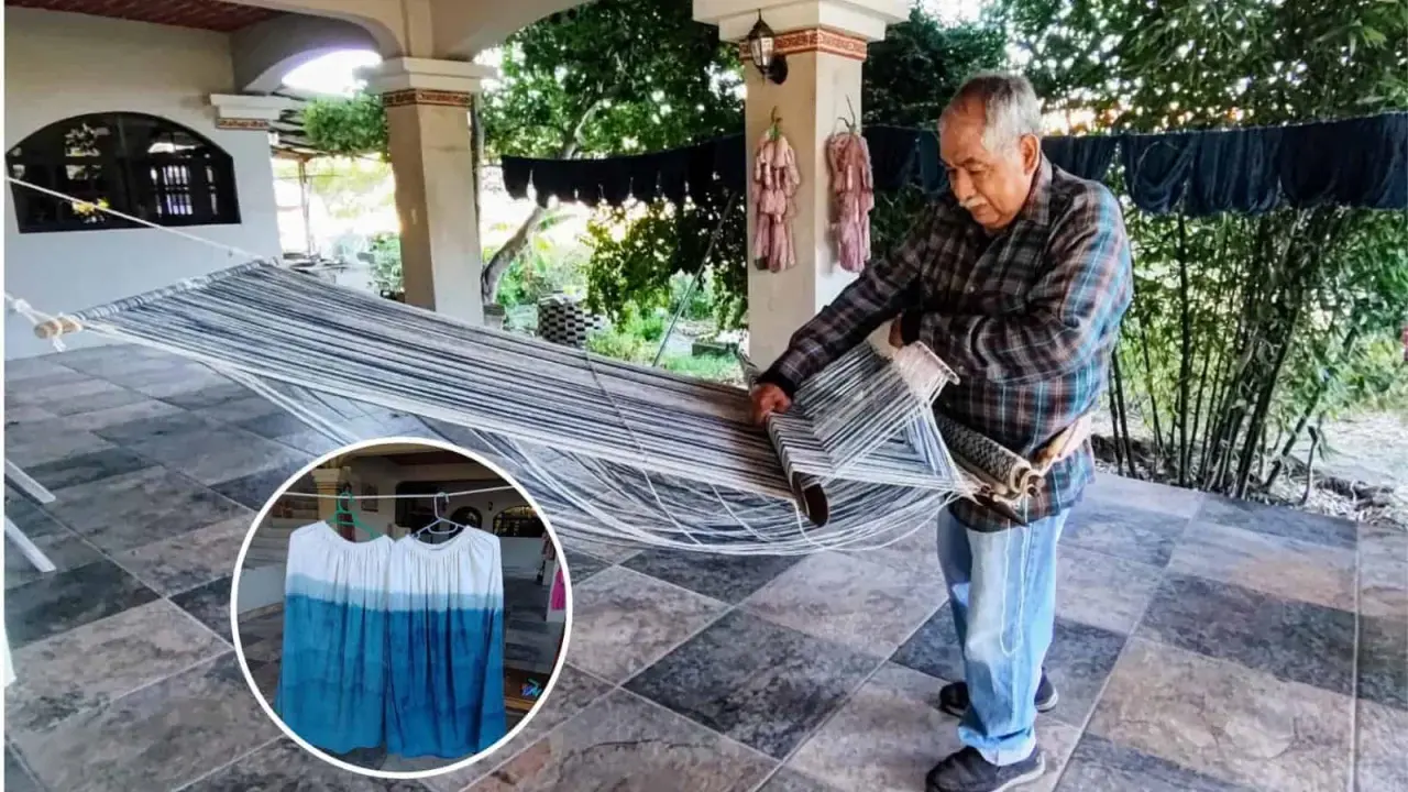 Arturo Hernández artesano del Pueblo Mágico de San Pablo Villa de Mitla. Foto: Miguel Barragán Rincón
