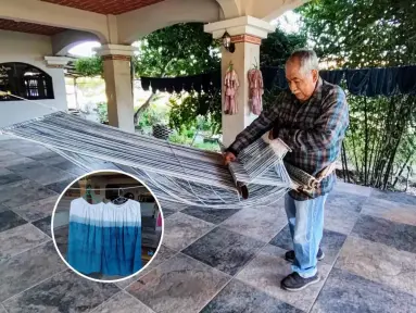 Don Arturo, uno de los herederos del increíble legado textil del Pueblo Mágico de San Pablo Villa de Mitla