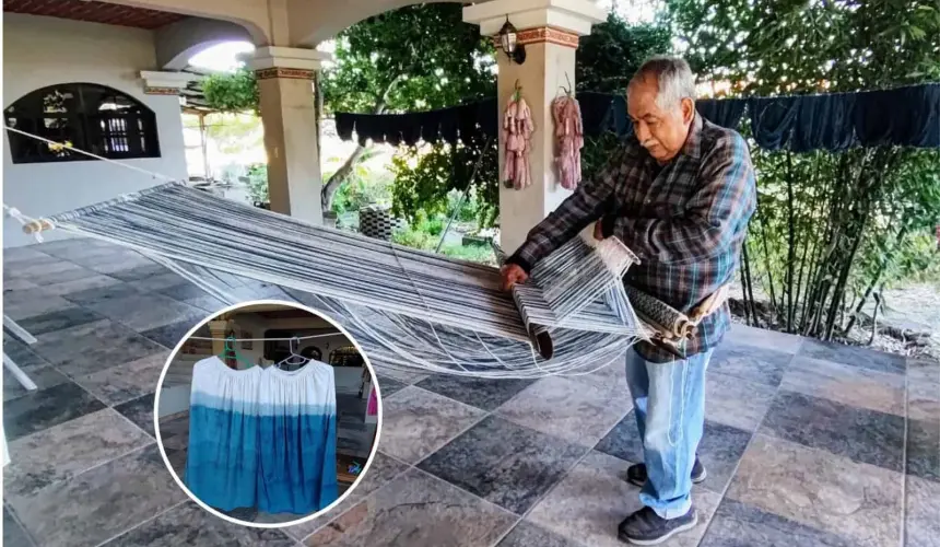 Arturo Hernández artesano del Pueblo Mágico de San Pablo Villa de Mitla. Foto: Miguel Barragán Rincón