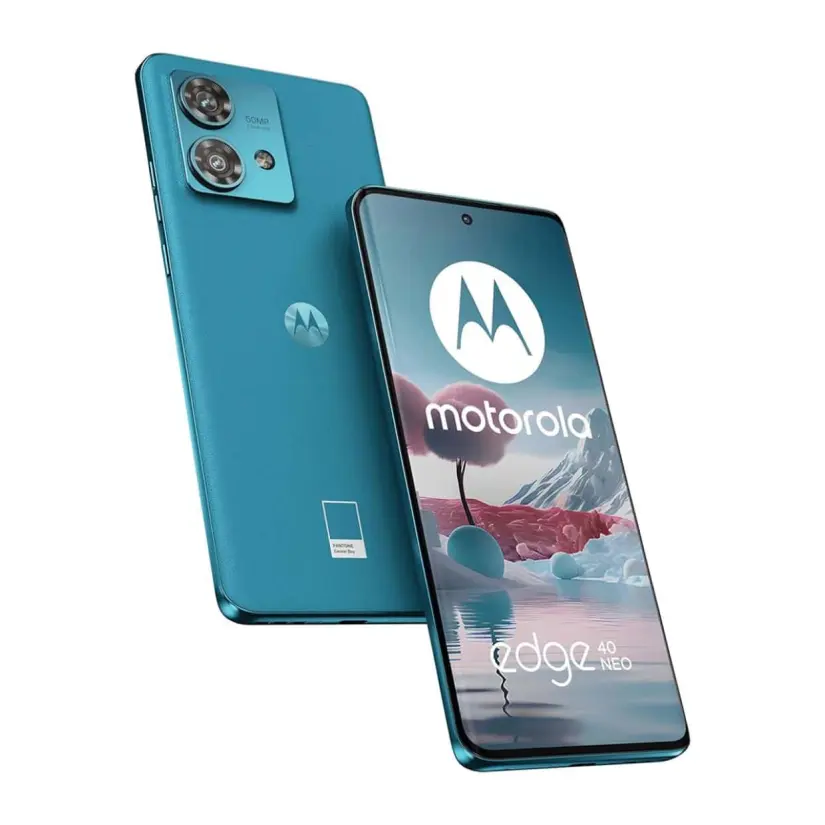 El Motorola Edge 40 Neo incluye diseño con acabados de lujo. Foto: Cortesía