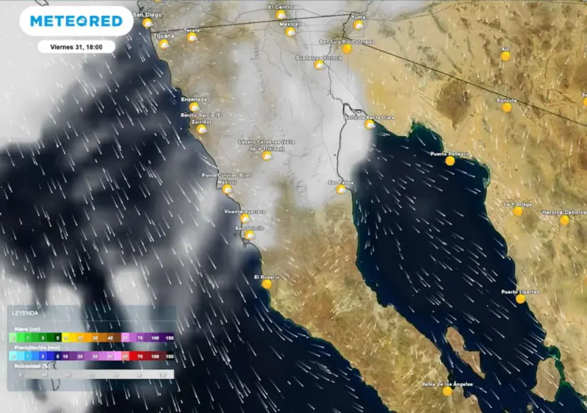 Clima en Baja California: temperaturas de hasta -5 grados este fin de semana por vaguada