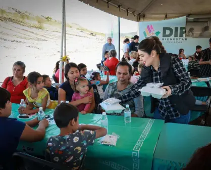 Alajibua del DIF Culiacán lleva alimento caliente a la colonia Bicentenario