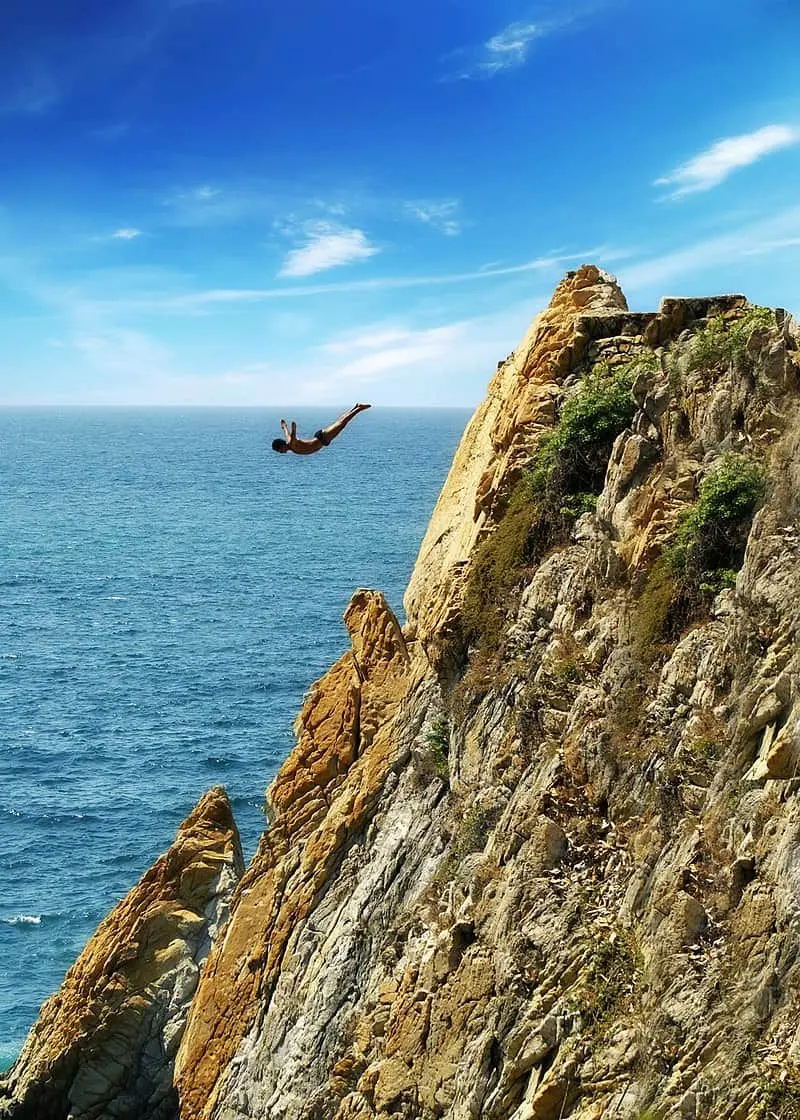 La Quebrada en Acapulco, Guerrero. Foto: Cortesía