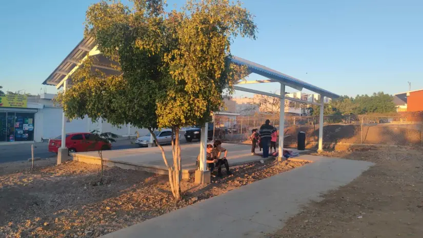 La nueva techumbre servirá para proteger de las inclemencias del tiempo a quienes acuden al parque a realizar sus actividades. Foto: Cortesía.