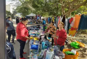 Todos los sábados son de tianguis en la colonia Progreso en Culiacán