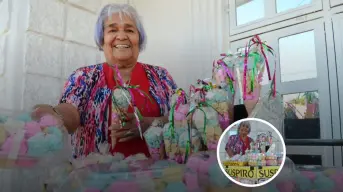 Yolanda Magdaleno hace perdurable la elaboración de suspiros en Culiacán. Un dulce clásico del siglo pasado