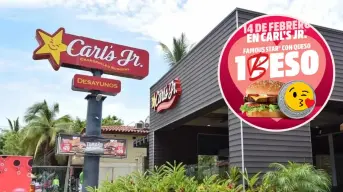 ¿Una hamburguesa por un beso? Carls Jr lanza romántica promoción de San Valentín
