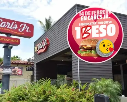 ¿Una hamburguesa por un beso? Carls Jr lanza romántica promoción de San Valentín