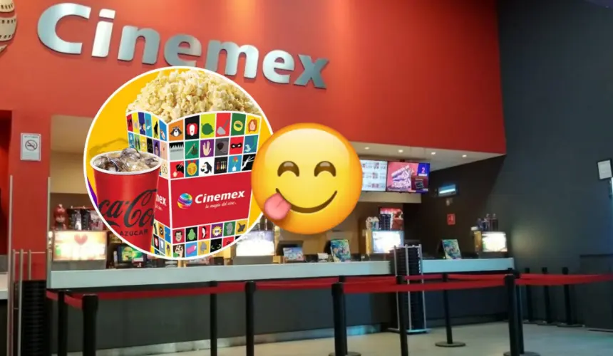 Precios de los combos en Cinemex en 2025. Foto: Cortesía