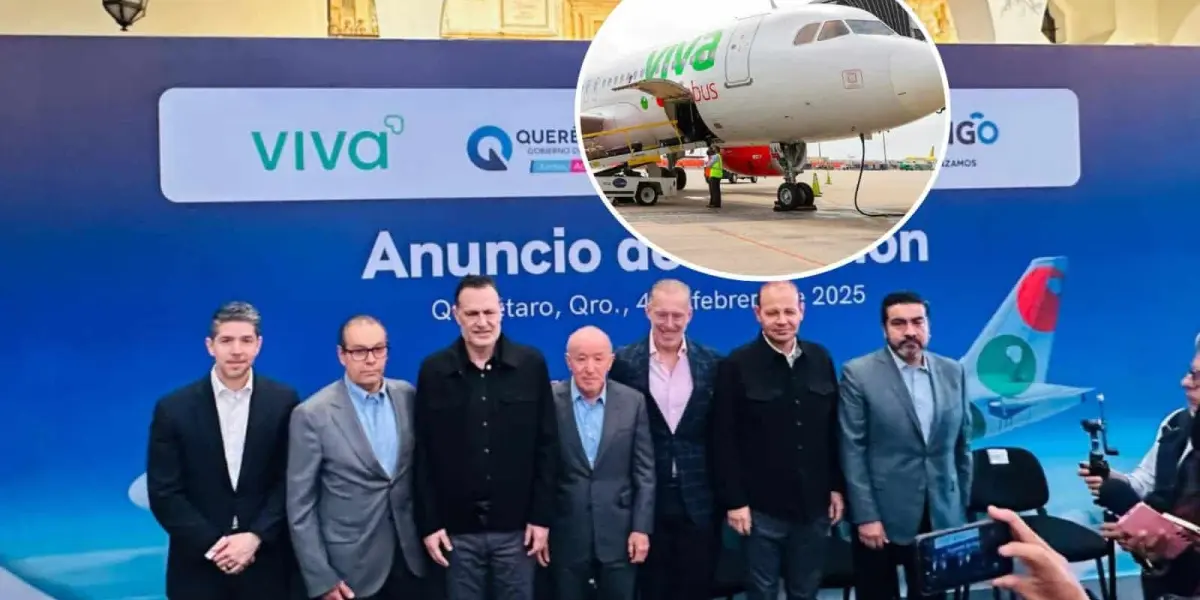 Viva Aerobus tendrá un nuevo hangar en el Aeropuerto de Querétaro. Foto: Cortesía