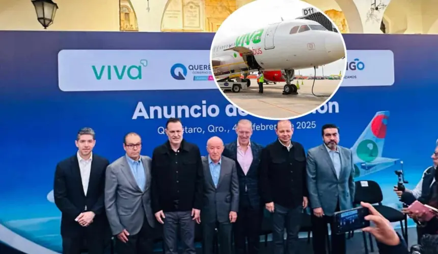 Viva Aerobus tendrá un nuevo hangar en el Aeropuerto de Querétaro. Foto: Cortesía