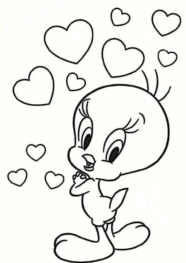 Piolin con corazones