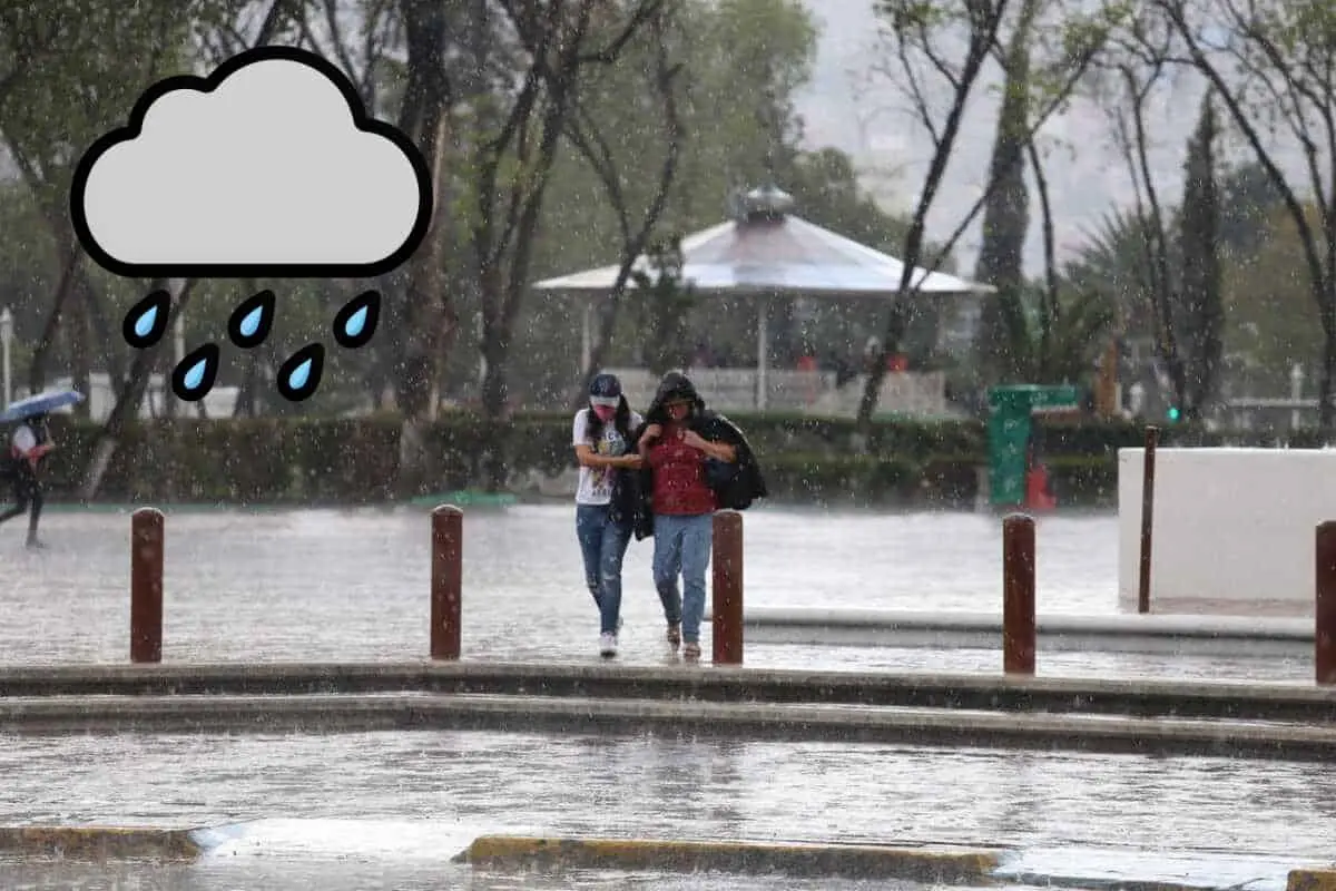 México espera lluvias fuertes y chubascos en diversas entidades esta semana. Edición de foto: TBN