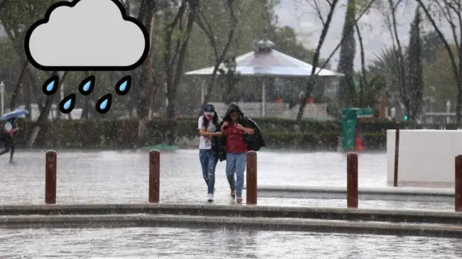 México espera lluvias fuertes y chubascos en diversas entidades esta semana. Edición de foto: TBN