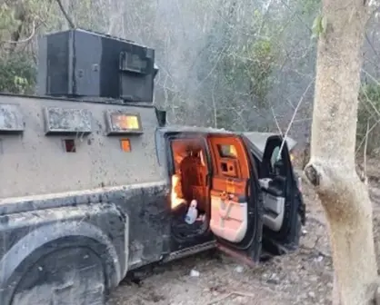 Sinaloa decomisa vehículos con blindaje artesanal y explosivos en Cósala