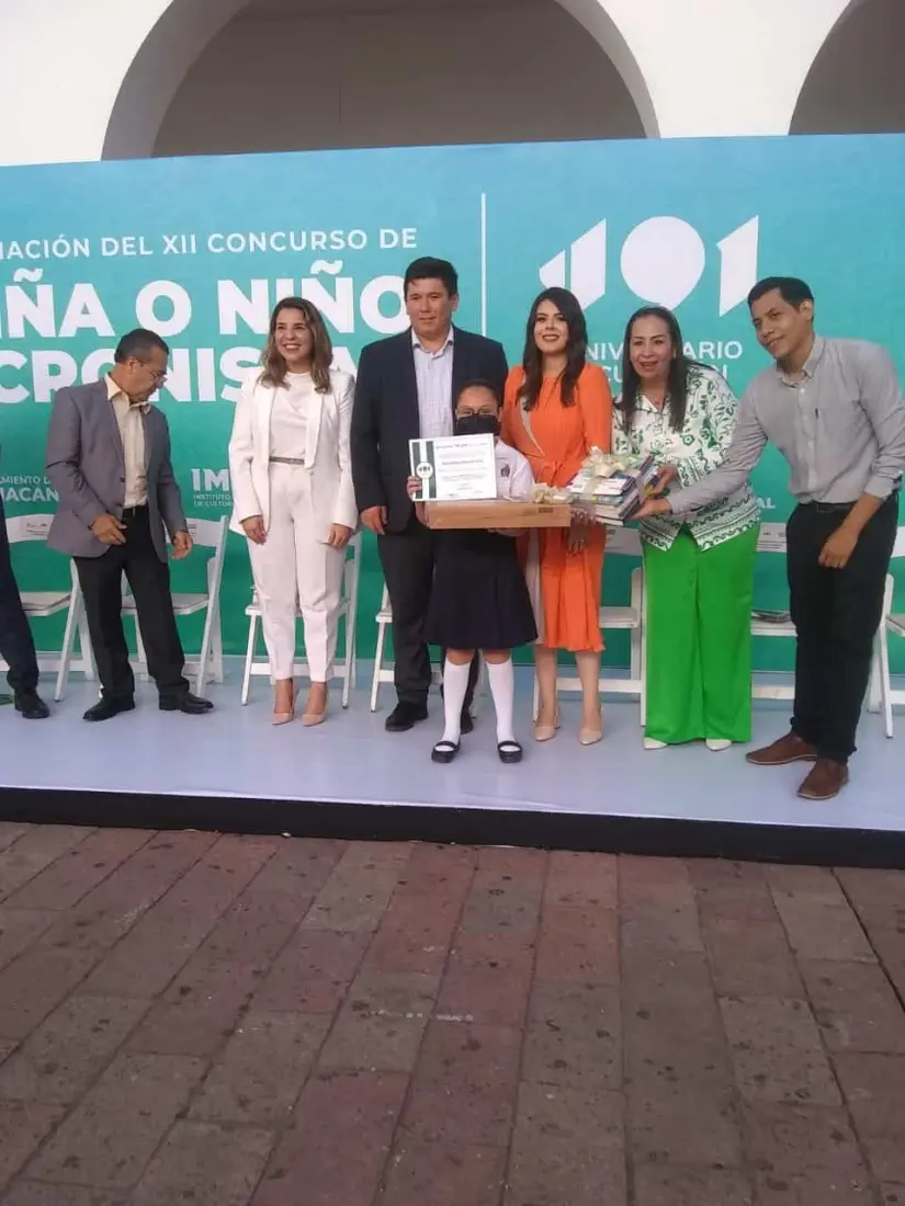 En 2022, María Dinorah, obtuvo el primer lugar en el concurso 