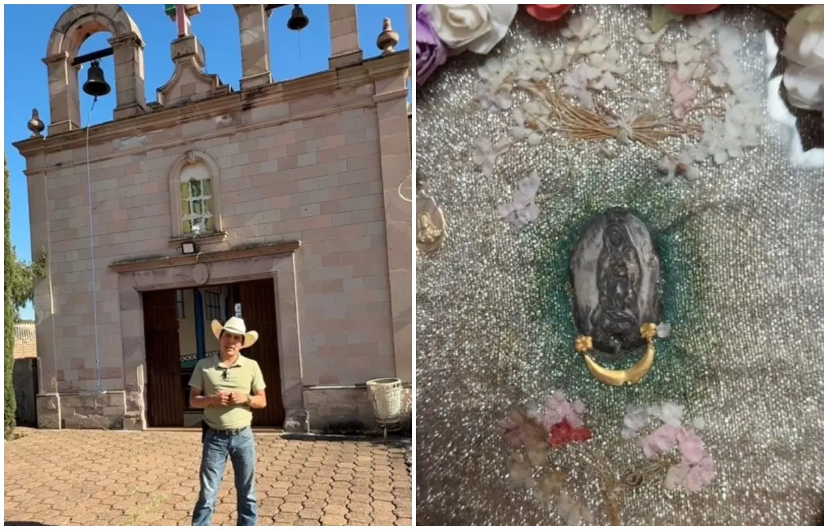 Esta historia de devoción y fe tuvo lugar en el pueblo de Monte de Yáñez, en Zacatecas. Fotos: TikTok @hectoraparicio16