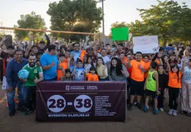 Alcalde de Culiacán entrega 10 calles pavimentadas e inician construcción de cancha deportiva en Chulavista