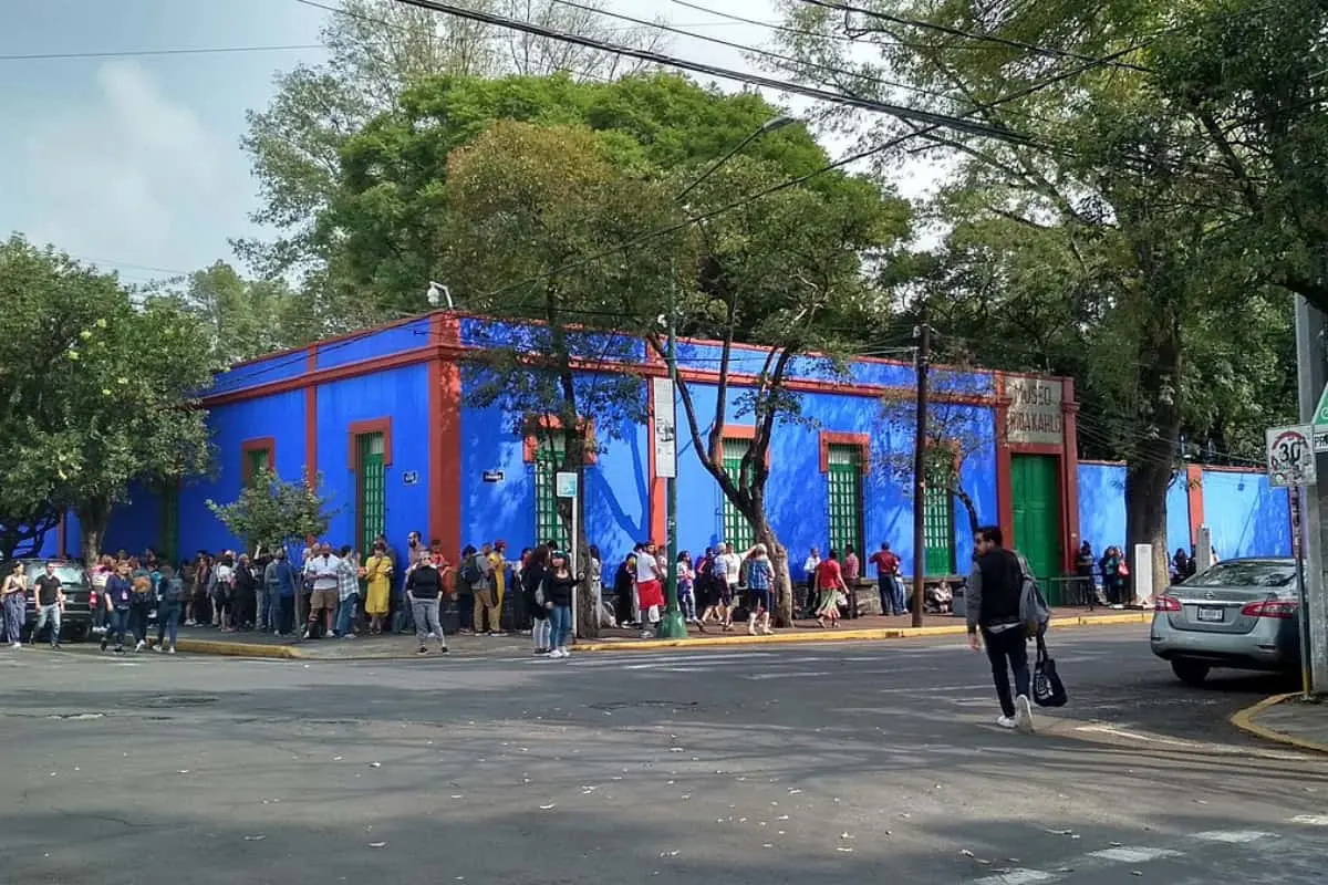 La Casa Azul, símbolo cultural de Coyoacán.