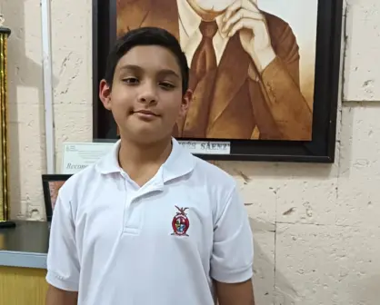 Ezequiel Lara Rivera, joven talento con visión de futuro en la secundaria Moisés Sáenz, en Culiacán