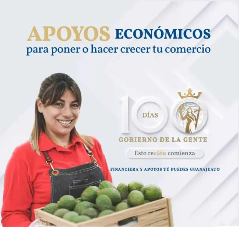 Apoyos Tú Puedes Guanajuato para los emprendedores del Estado. Foto: Cortesía