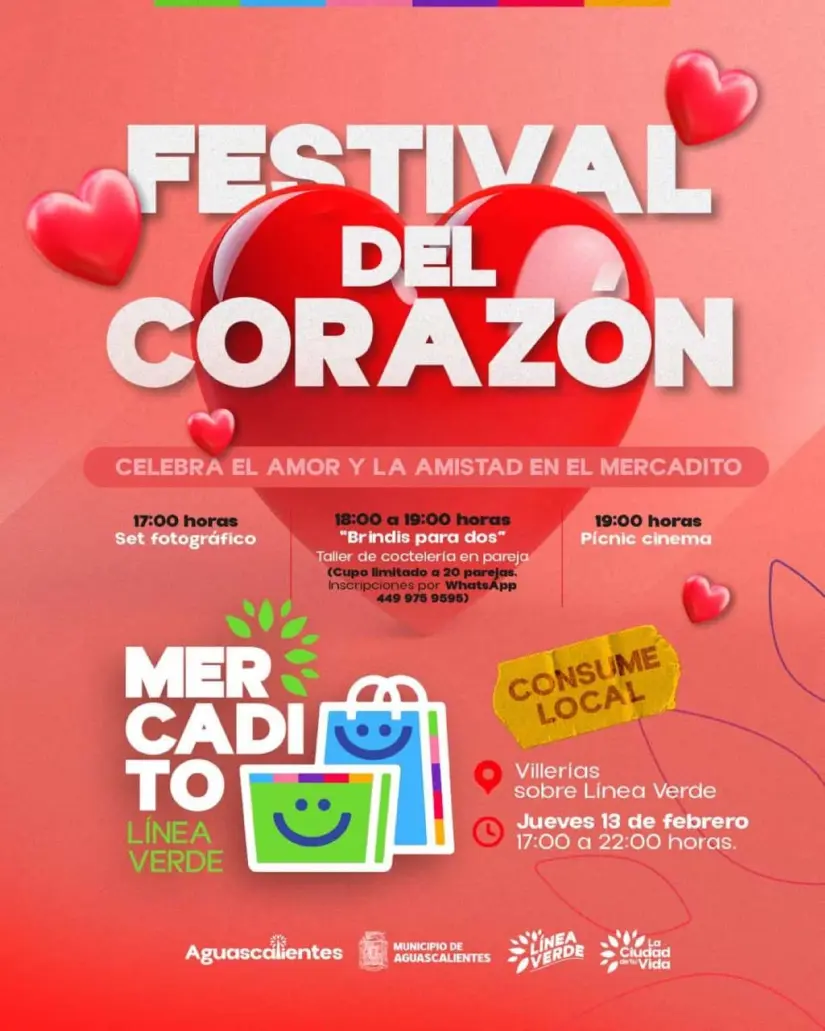 Es gratis para todos el Festival del Corazón de Aguascalientes