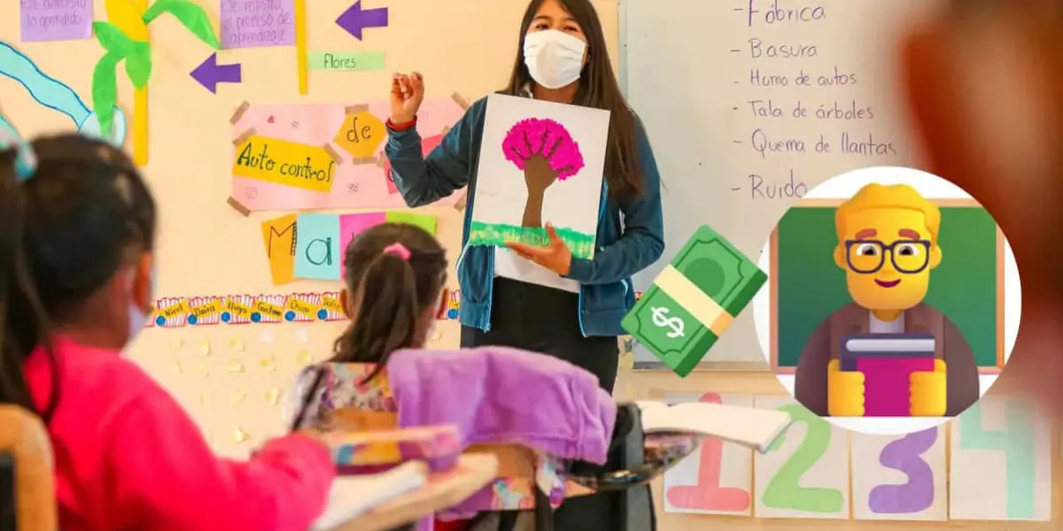 Los maestros de escuelas de la SEP reciben una variedad de prestaciones por su labor. Edición de foto: TBN