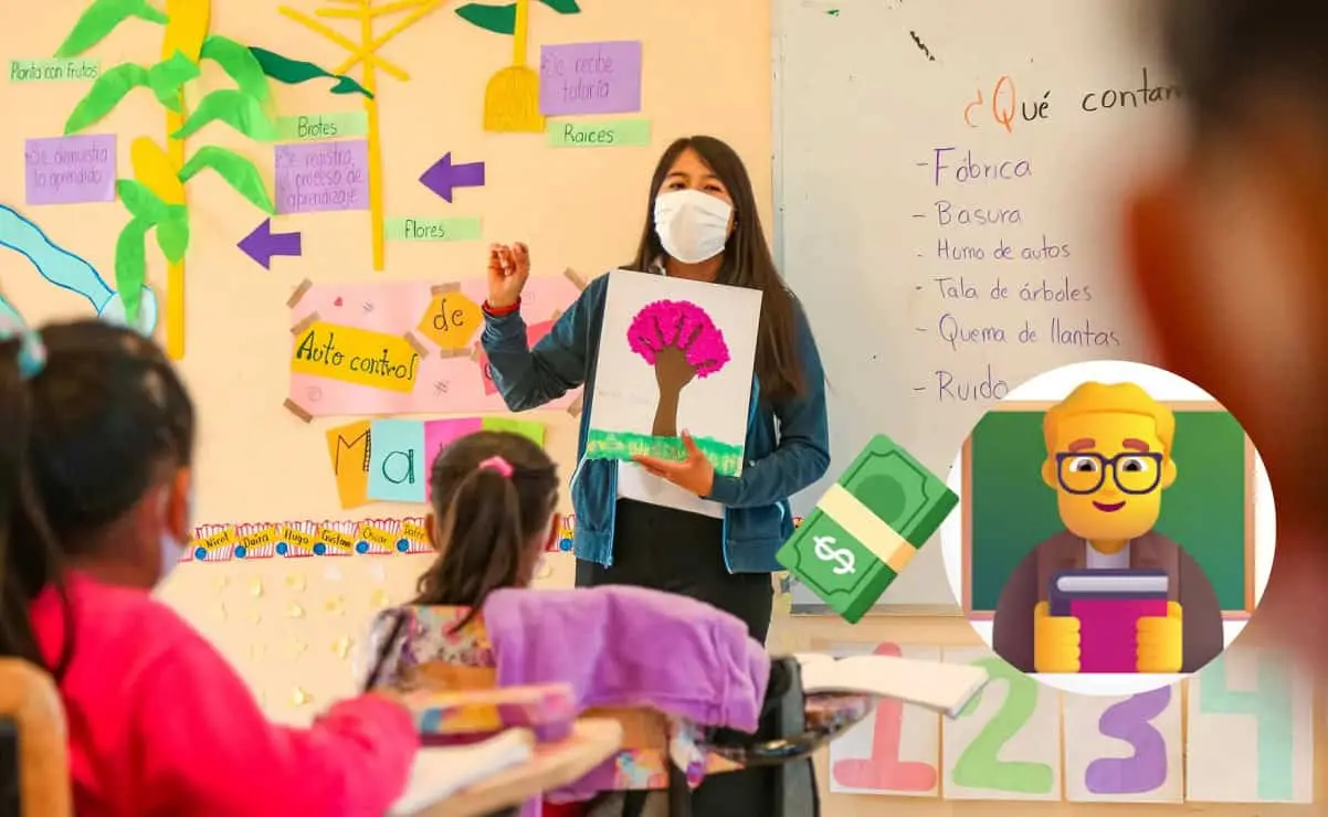 Los maestros de escuelas de la SEP reciben una variedad de prestaciones por su labor. Edición de foto: TBN