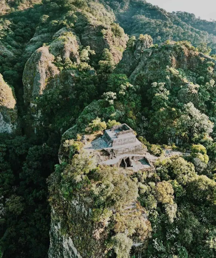 Cerro del Tepozteco en Tepoztlán, Morelos. Foto: Instagram