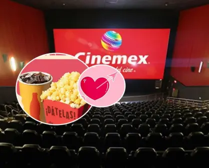 Cinemex anuncia combos especiales para el Día de San Valentín; Qué incluyen y precio